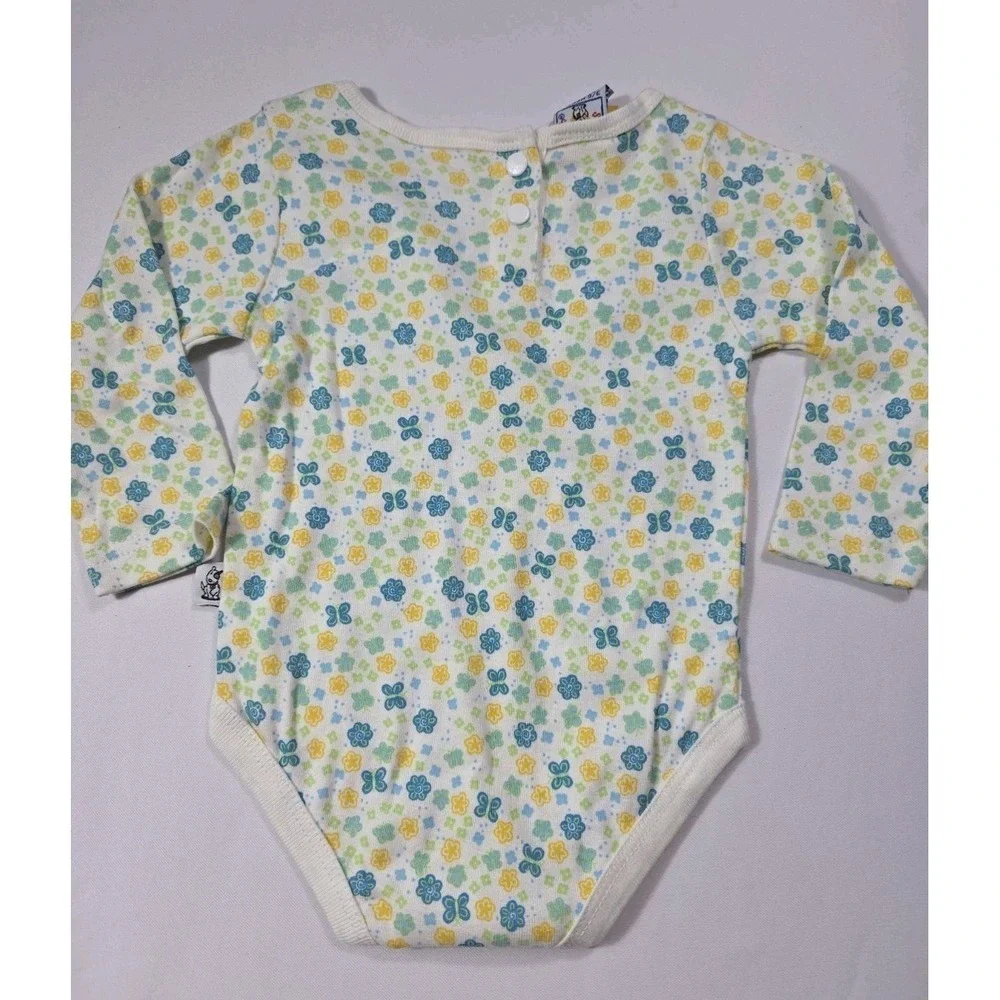 Vintage 90s Y2K Sprockets Baby Girls 2Pc Bodysuit Set 3/6M NWT